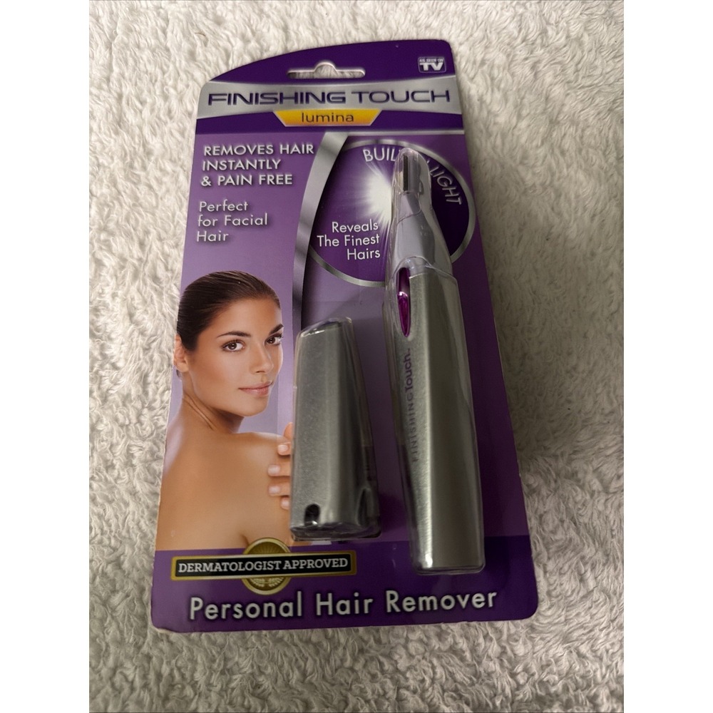 Finishing Touch Lumina Lighted Hair Remover with Pivoting Head Brand New Sealed